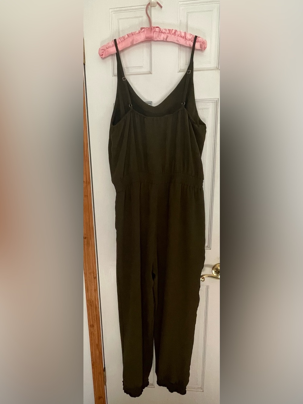 Macy’s BTFBM Olive Sleeveless Jumpsuit - XL